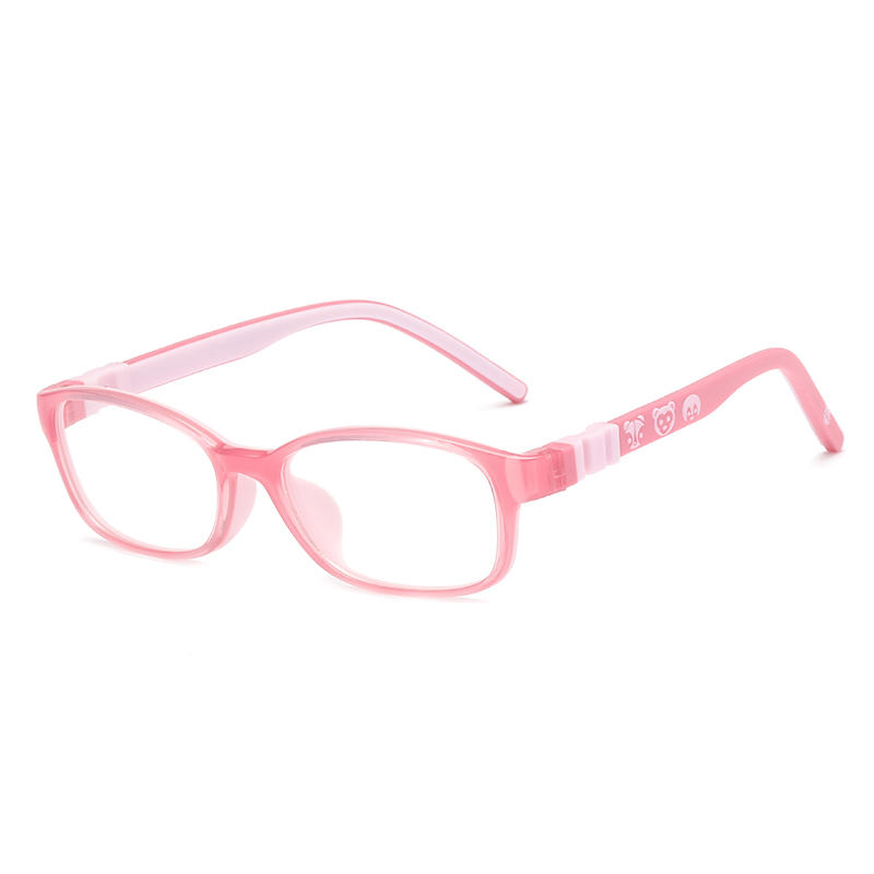 Popular Portable Tr90 Soft Eyewear Child Spectacle 2021 Kids Optical Screen Glasses LT6641-RTS-c3