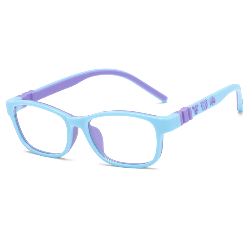 Hot Sale Tr90 Kids Frame Eye Wear Children Optical Spectacle Frames Kids LT6607-c4