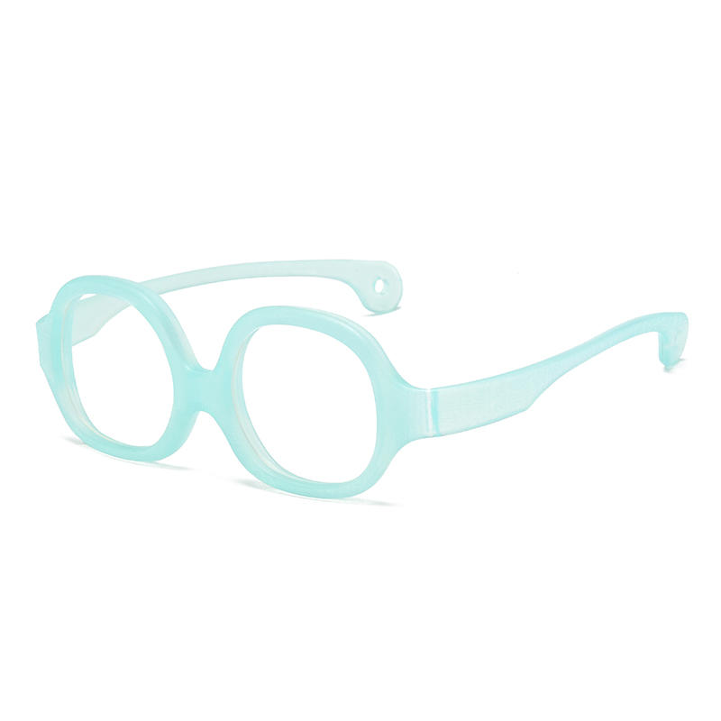 2020 New Flexible Cute Safety Computer Kids Fashion Frames Optical Kids Eyeglasses Glasses PL8012