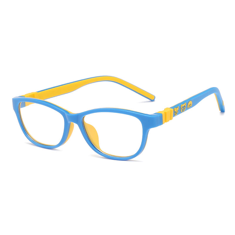 Customized Tr90 Children Eyeglasses Kids Spectacle Frames for Kids LT6605-c6