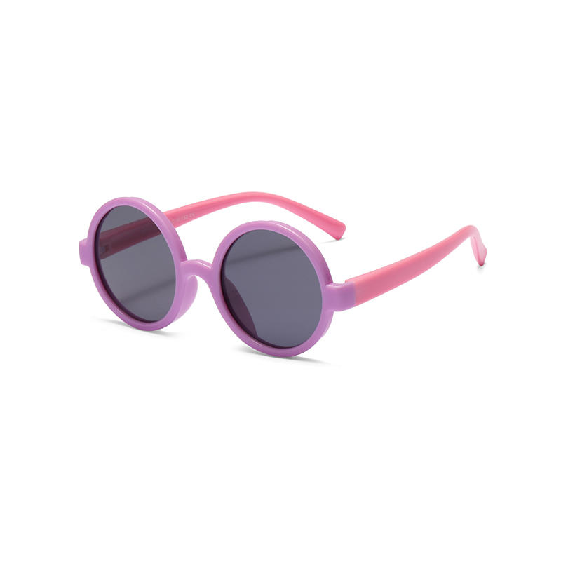 2021 Professional Manufacture Cheap Pink Polarized Children Kids Sunglasses11021-RTS