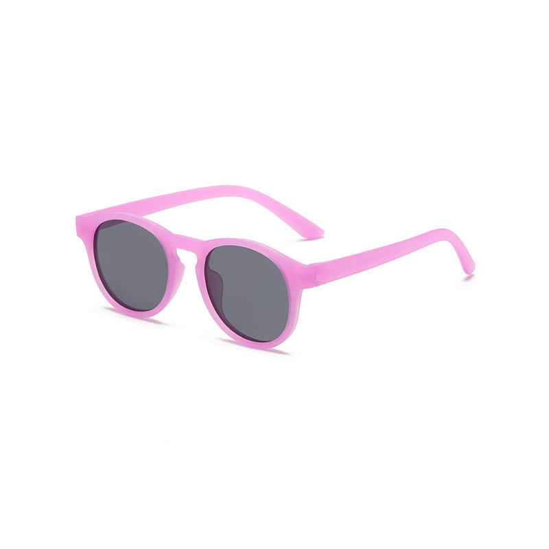 2021 newest flexible toddler sun glasses square silicone frame Polarized kids sunglasses  DM18036C-RTS