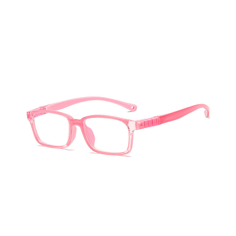 Fashion Sport Teen Spectacle Frames Girls Brand Name No Screw Oval Silicon Kids Eye Glasses